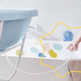 Pies de bañera Badabulle + manguera de drenaje para bañera de ballena badabulle