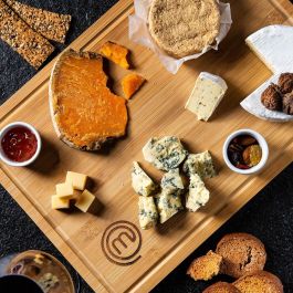 Masterchef Tabla Cortar Bambu C/Asas 32.5 x 25 cm