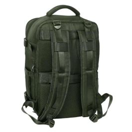 Safta Mochila de Viaje para Cabina de Avión y Portátil 15,6'' Real Betis Balompié - Color Verde, Dimensiones 440x290x190 mm