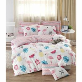 Juego de funda nórdica Blanco Cama de 200 3 Piezas