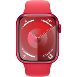 Apple S9 Watch Cellular 45mm Aluminio Rojo (Sportarmband Rojo) - GPS, 64GB, IP6X, Resistencia al agua 50m