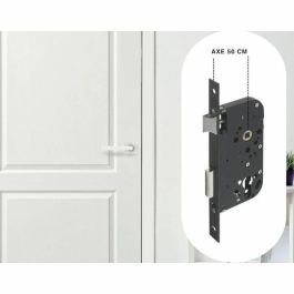 Yale Y60K-A50/N Cerradura Empotrable Orificio Cilindro para Puerta de Entrada Eje 50mm, Caja 148mm