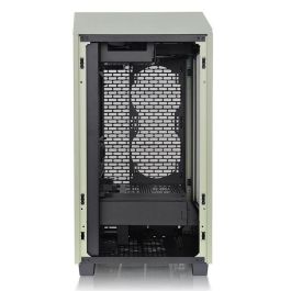 Thermaltake Tower 200 Mini Torre PC Verde con Soporte para Discos Duros 2.5/3.5 pulgadas y Ventiladores 120/140 mm