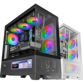 Mars Gaming Caja ATX Semitorre MCLCDX Negra con Pantalla IPS 9.16", Cristal Templado, Modular, para Gaming, Soporta Placa ATX y Refrigeración Líquida 360 mm Precio: 145.50000014. SKU: B17YB9959W
