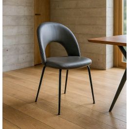 Silla Gris Simil Piel Contract 49 X 60 X 81 cm Precio: 97.0057. SKU: B1E67AFAEV