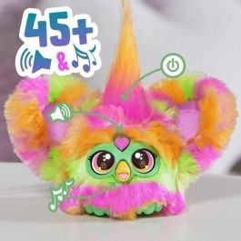 HASBRO Mini Furby Par-Tay Furblet Juguete Electrónico Musical K-pop con Clip Llavero y +45 Sonidos para Niños +6 Años