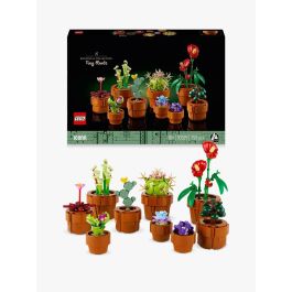 LEGO 10329 Plantas Diminutas Icons: Set de Construcción Adorno Floral para Adultos, 9 Especies Exóticas Sin Mantenimiento