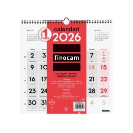 Calendari (2026) Catalan Finocam Paret Mensual Numeros Grans 300X300 Precio: 6.50000021. SKU: B153DNTD6D
