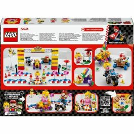 LEGO Super Mario 72036 Mario Kart  Set Baby Peach y Gran Premio  Moto de juguete