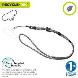 Cordón para Teléfono Móvil Muvit for Change Negro Blanco