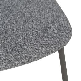 Silla Gris Tejido-Metal Contract 49 X 47 X 76 cm