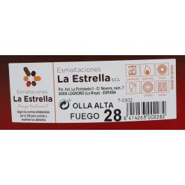 Olla Alta con Tapa 28 cm - 13L Fuego - La Estrella (2 Unidades) Olla Alta con Tapa 28 cm - 13L Fuego - La Estrella (2 Unidades)