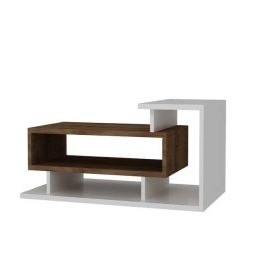 Mueble Tv Moderno DKD Home Decor Blanco Marron 60 x 58 x 110 cm