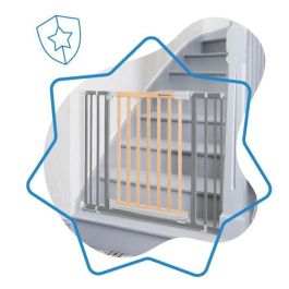 Badabulle Extensión de barrera de seguridad Safe & Protect 17 cm compatible con barreras Wood Metal - Fácil instalación sin herramientas Badabulle Extensión de barrera de seguridad Safe & Protect 17 cm compatible con barreras Wood Metal - Fácil instalación sin herramientas