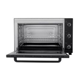 Continental Edison CEMF80B - Horno eléctrico Mini con ventilador - Negro - L68 x H42,8 x Pr 48 cm