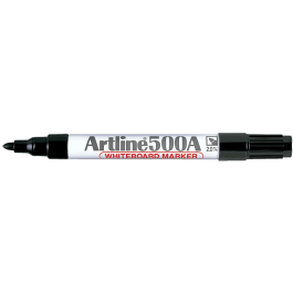 Artline EK-500 Rotulador para pizarra negra, punta redonda 2 mm, recargable