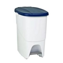 Pedalbin Cubo de Basura con Pedal Azul, 25 Litros, 42 cm de Alto, Acero Inoxidable Precio: 20.50000029. SKU: B16QK27BTN