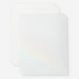 Cricut 2010353 Vinilo de Transferencia Térmica Liso Blanco 210x297 mm 6 Hojas