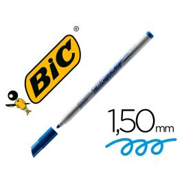 Rotulador Bic Velleda Fino Para Pizarra Azul Punta Redonda 1 mm 24 unidades