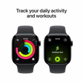 Apple Watch Series 11 GPS 42 mm Caja Aluminio Negro Azabache Correa Deportiva Negra Talla S/M MEQT4ZRA
