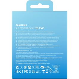Samsung Disco Duro Externo SSD T5 4TB USB 3.2 Gen 1, Resistente a caídas, Compatible con PC, Mac, Android