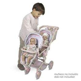 Decuevas Silla Gemelar Plegable y Multiposición para Muñecas de hasta 52 cm - Edad Recomendada +3 Años - Materiales: Metal, Plástico, Poliéster Decuevas Silla Gemelar Plegable y Multiposición para Muñecas de hasta 52 cm - Edad Recomendada +3 Años - Materiales: Metal, Plástico, Poliéster