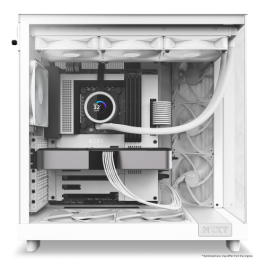 NZXT H6 Air Flow Midi Torre PC Blanco con 3 Ventiladores 120mm, Soporte ATX/micro ATX/Mini-ITX, Vidrio Templado - CC-H61FW-01 NZXT H6 Air Flow Midi Torre PC Blanco con 3 Ventiladores 120mm, Soporte ATX/micro ATX/Mini-ITX, Vidrio Templado - CC-H61FW-01