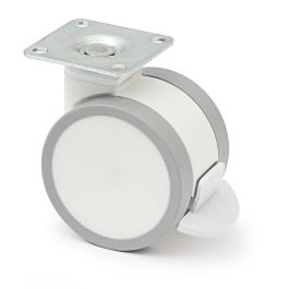 Q&Q Rueda Giratoria Duncan Ø65 H81 Plástico Blanco Con Freno Precio: 3.69000027. SKU: B1JR5PRNVT