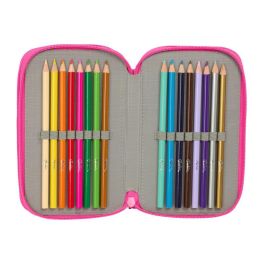 Safta Plumier Escolar Triple Cremallera 37 Piezas Barbie 195x125x55 mm