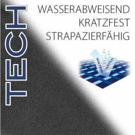 Ferplast Colchón para Perros Tender Tech 61 x 46 x 5 cm Negro Funda Desenfundable