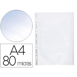 Funda Multitaladro Q-Connect Din A4 80 Micras Cristal Bolsa De 25 Unidades Con Apertura Superior Y Lateral Izquierda Precio: 3.50000002. SKU: B19A2ED2HT
