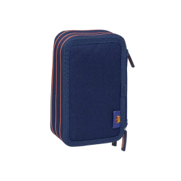 Portatodo F.C. Barcelona Azul marino 12,5 x 19,5 x 5,5 cm 37 Piezas