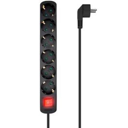 Aisens Regleta de Enchufes con 6 Tomas con Interruptor y Cable de 1.4M, Negro Precio: 6.7899997. SKU: B1DZEFLWQD