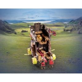 Playmobil Carro Combate Con Cañón Fuego - Set de Figuras y Accesorios para Aventuras de Caballeros