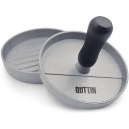 Quttin Prensa Hamburguesas de Metal 12 x 9 cm - Ideal para Hamburguesas Caseras (12 Unidades)