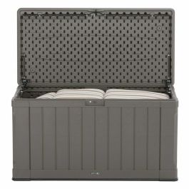 Arcón almacenaje exterior marron lifetime capacidad 440 litros 127x64x67 cm Arcón almacenaje exterior marron lifetime capacidad 440 litros 127x64x67 cm