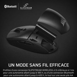 CORSAIR COR1728619337548 Ratón Gaming Inalámbrico M55 Wireless Negro Simétrico