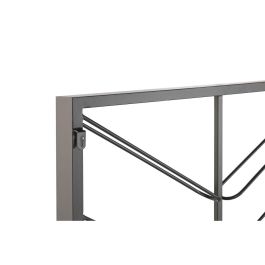 DKD Home Decor Botellero Loft de Pared para 16 Botellas - Estantería de Metal Negro 160x70x6 cm