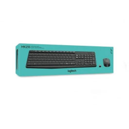 LOGITECH TECLADO + MOUSE MK235 wireless resistente a salpicaduras