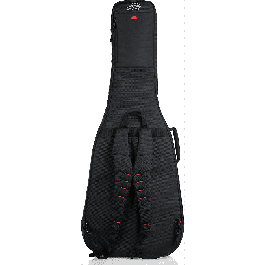 Gator Gigbag Pro Go para Guitarra Acústica y Eléctrica - Funda Acolchada de Nailon Negro