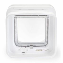 Sureflap DualScan Gatera electrónica con lector de microchip para hasta 32 gatos, control de acceso y salida, Blanca Sureflap DualScan Gatera electrónica con lector de microchip para hasta 32 gatos, control de acceso y salida, Blanca