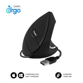 Ratón Ergonómico Óptico Subblim SUBMO-EDGVU01 Negro 1600 dpi Precio: 19.89000057. SKU: B19QNPTMG6