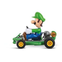 CARRERA RC Coche Luigi Mario Kart Radio Control 1:18 hasta 9 km/h - 30 Minutos de Juego