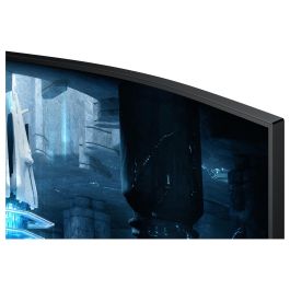 Samsung LS32BG850NPX Monitor Gaming 32 Pulgadas, 4K UHD, Mini-LED, Quantum HDR 2000, 240Hz, 1ms, Curvo 1000R, Freesync Premium Pro, G-Sync Compatible, Blanco