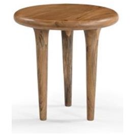 DKD Home Decor Mesa Auxiliar Redonda Romántica de Mango 45x50x45 cm - Colección Round Clean Precio: 112.50000047. SKU: B1C8TPJK24