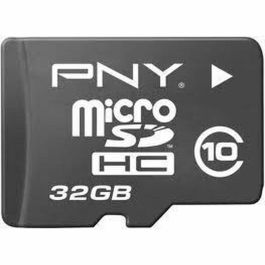 PNY HP microSDHC U1 32 GB Clase 10 - Tarjeta de Memoria con Velocidad de Lectura de hasta 20 MB/s y Escritura de 15 MB/s
