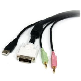 Startech Cable KVM 4 en 1 DVI y USB, 1,8 metros