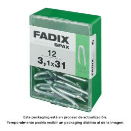 Caja m 12 unid. grampillones cinc 3,1x31mm fadix Precio: 1.79000019. SKU: S7913584