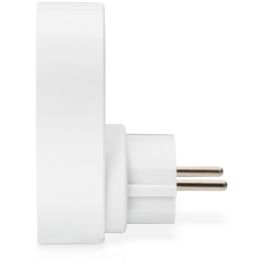 DIGITUS Adaptador Enchufe Universal con 2x USB-A Cargador de Pared para Móviles/Tablets, Gris/Blanco, Interior, IP20