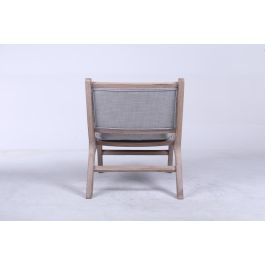 DKD Home Decor Butaca Moderno Gris Claro Natural 83 x 71.5 x 57 cm (2 Unidades) Poliester